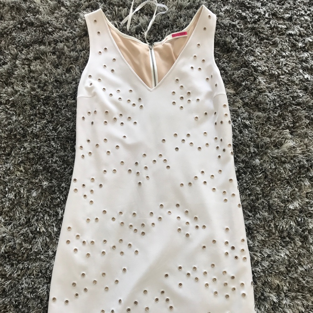 Tracy Reese White Dress with grommets